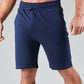 Active Cotton Mannen Shorts  - Navy Blauw