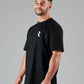 Oversized T-Shirts (Unisex)- Zwart