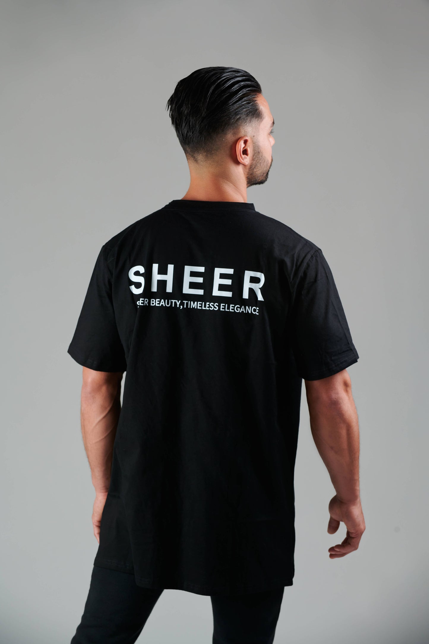 Oversized T-Shirts (Unisex)- Zwart