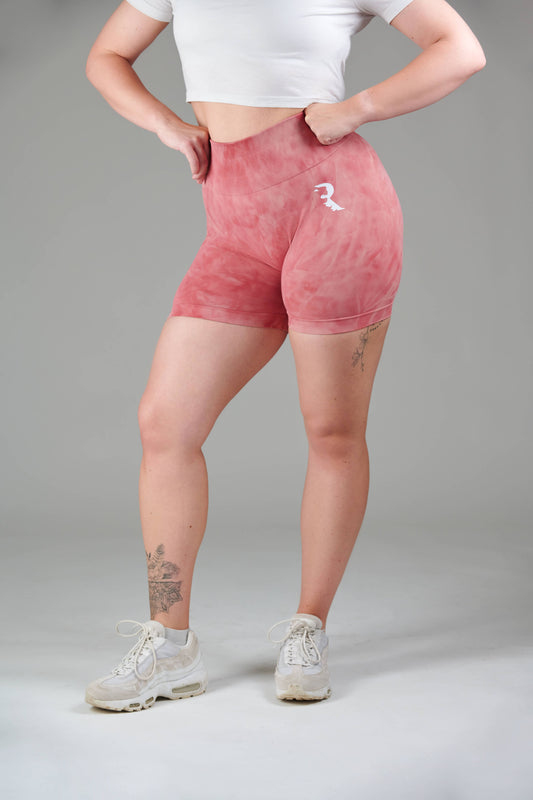 Marmer Shorts - Rood