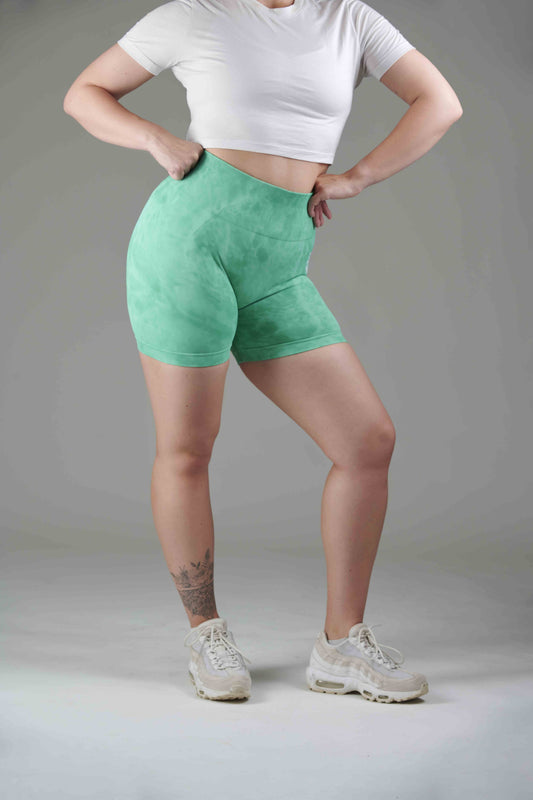 Marmer Shorts - Groen