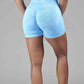 Marmer Shorts - Blauw