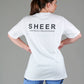 Oversized T-Shirts (Unisex)- Wit
