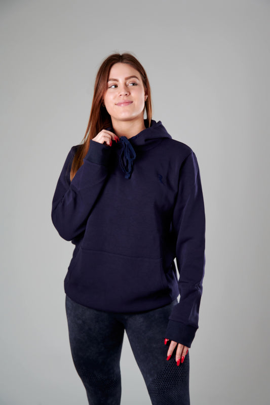 Smooth Soft Stretchy Unisex Hoody - Navy Blauw